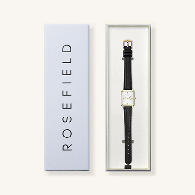 Orë për femra Rosefield Octagon XS OWBLG-O84, e zezë