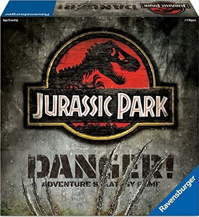 Lojë tavoline Ravensburger Jurassic Park Danger, strategjike aventureske, 2–5 lojtarë, 10+