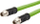 Kabllo rrjeti Metz Connect 142M7X11100, CAT 6a S/FTP, 10 m, jeshile
