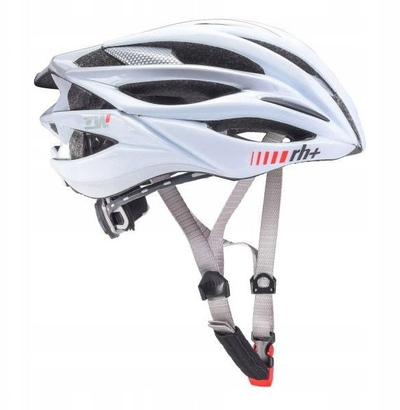 Helmetë biçiklete Rh+ ZW, rrugore, për meshkuj, e bardhë