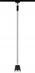 Llambadar varëse Paulmann URail Cone, GU10, 12,14cm, i zi mat