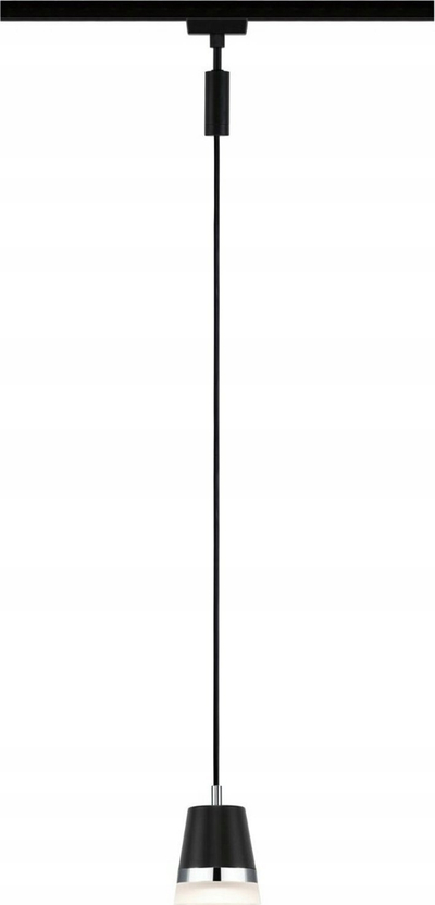 Llambadar varëse Paulmann URail Cone, GU10, 12,14cm, i zi mat