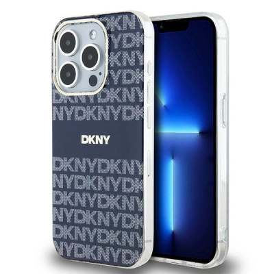 Mbulesë telefoni DKNY DKHMP15XHRHSEB për iPhone 15 Pro Max 6.7", hardcase MagSafe, blu