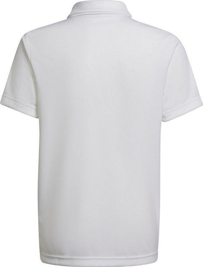 Bluzë polo për kalama adidas Entrada 22 Jr HC5059, AeroReady, 100% poliester i ricikluar, e bardhë