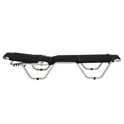 Shezllon profesional alumini WALDO i zi 195×53–60×30 cm (HM5071.90), zezë