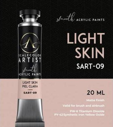 Bojë akrilike Scale75 ScaleColor Artist SART-09 Light Skin, 20ml, mat, ngjyrë lëkure e çelët