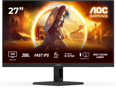 Monitor gaming AOC 27G4HRE, 27", Full HD IPS, i zi