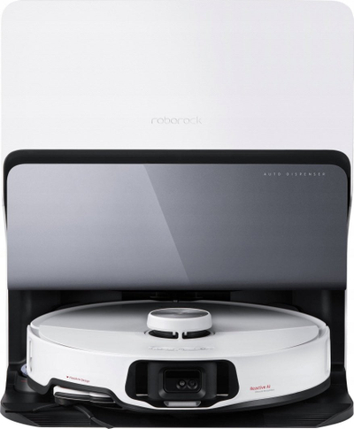 Роботска правосмукалка Roborock S8 MaxV Ultra, бела боја
