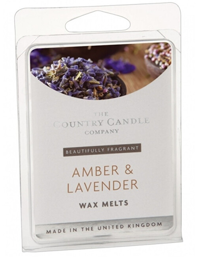 Qiri Country Candle Amber & Lavender, 60 g