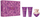 Set parfum Versace Dylan Purple Pour Femme, EDP 50ml, xhel dushi 50ml, locion trupi 50ml, lejla