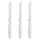 Set thika Fiskars 1015988, për tryezë, 3 copë, bardhë