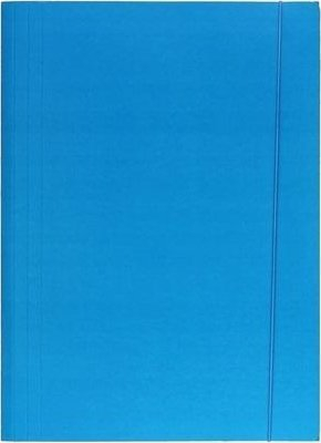 Dosje me gomë Sweet Colours A4, plastike, blu