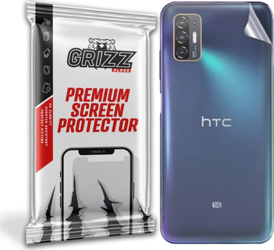 Film mbrojtës mbrapa GrizzGlass për HTC Desire 21 Pro 5G, SatinSkin, transparent