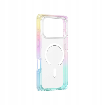 Mbrojtëse telefoni Amazingthing Omni Case për iPhone 17 Pro Max, e përshtatshme me MagSafe, transparente rainbow, shumëngjyrëshe
