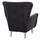 Kolltuk chesterfield PU 87×88×100 cm (HM9217.01), zezë