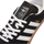 Atlete Adidas Originals Gazelle Indoor, lëkurë zamsh, shollë gome e tejdukshme, të zeza
