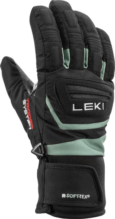 Doreza ski për fëmijë Leki Griffin 3D Junior, madhësia 4, jeshile