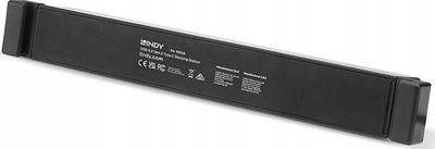 Docking Station Lindy USB C 3.2 Gen 2, HDMI, PD 100W, Gigabit LAN, e zezë