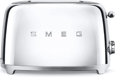 Toaster Smeg TSF01, 2 feta, 6 nivele pjekjeje, krom metalik
