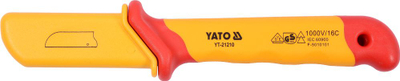 Thikë për elektricistë Yato YT-21210, 50x180 mm, e verdhë/kuqe