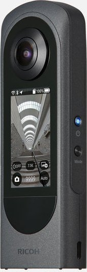 Камера 360 Ricoh Theta X, 60MP, 4K Ултра HD, црна