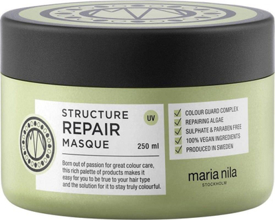 Maskë flokësh Maria Nila Structure Repair, 250ml, për flokë të dëmtuar