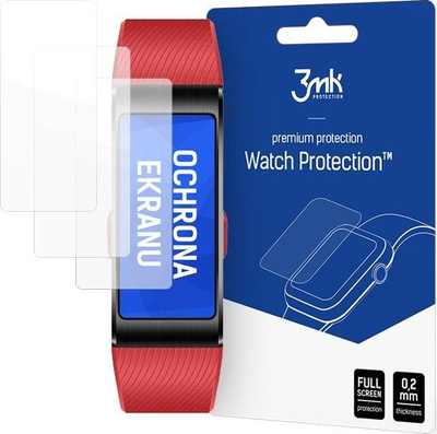 Folie mbrojtëse 3MK ARC për Huawei Band 4 Pro, transparente