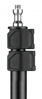 Tripod tavoline K&F Concept C-Clamp Desktop Stand, rregullim lartësie, për kamera dhe mikrofon, i zi
