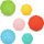 Set topash sensorikë Canpol Babies Soft Sensory Balls, 6 copë, shumëngjyrësh