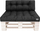 Set jastëkësh HOBBYGARDEN LEO, për divan paletash, dyanshëm, e gjelbër