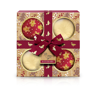 Set shkumë vaske Baylis & Harding The Fuzzy Duck Winter Wonderland, 4 copë