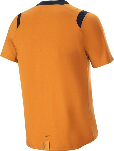 Блуза за велосипедизам Alpinestars A-Dura Dri Wool, кратки ракави, за мажи, златна, XL