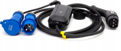 Ngarkues veture elektrike Platinet PPC32AT7, Type 2, 7.4kW 32A, 5m, i zi