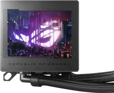 Ftohës uji për proçesor ASUS ROG Ryujin III 360 ARGB, radiator 360 mm, 3x 120 mm ARGB, i zi
