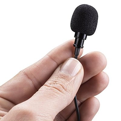 Mikrofon lavalier Walimex Pro, për smartphone, me kapëse, i zi
