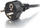 Kabllo rryme C2G European Power Cord, 2m, 16 AWG, e zezë