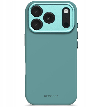 Kollëf telefoni Decoded Silicone Backcover, për iPhone 17 Pro, MagSafe, blu retro