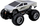 Makina lodër me telekomandë Off-Road RC, shkalla 1:16, LED, e argjendtë