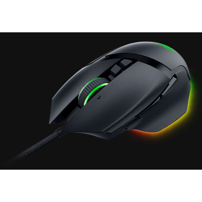 Maus gaming Razer Basilisk V3 35K, optik, me kabllo, me drita RGB, ngjyrë e zezë