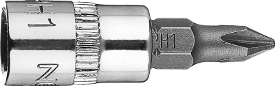 Bit kaçavide Neo PH1, 1/4", 37mm, i shkurtër