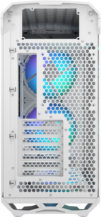 Kasë kompjuteri Fractal Design Torrent White RGB TG Clear Tint