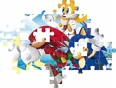 Puzzle për kalamaj Super 104 the Hedgehog Sonic 2023, 104 copa, 48.5 x 33.5 cm, shumëngjyrësh