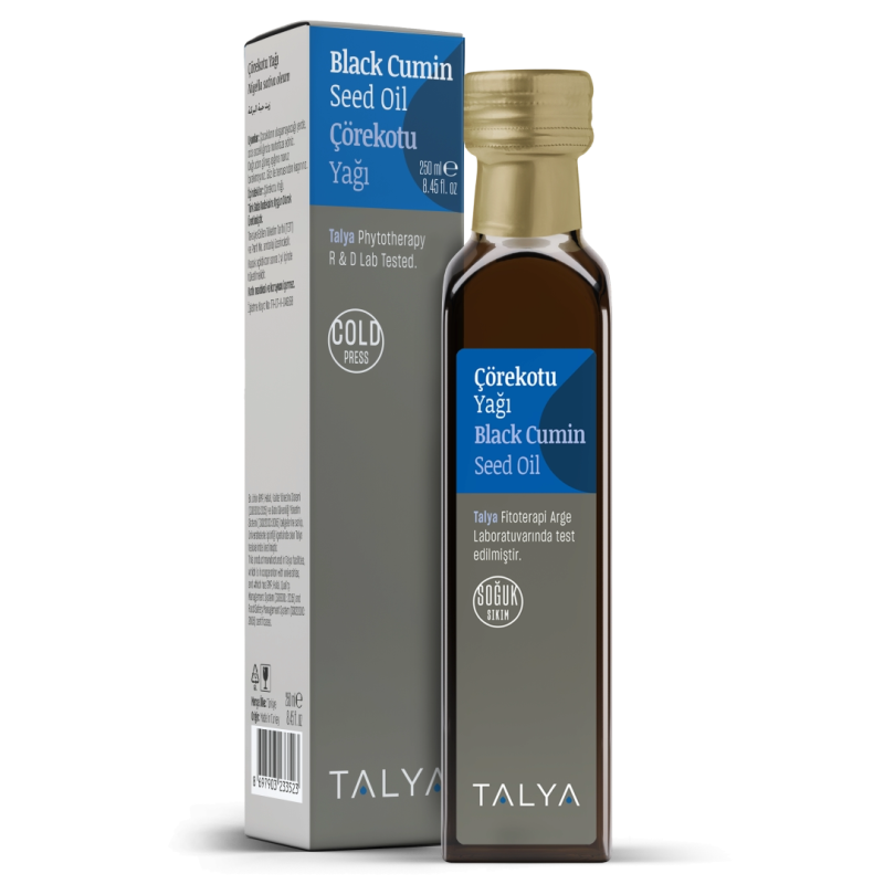 TALYA Herbal Black Cumin Seed Oil (Cold Pressed), 250 ml
