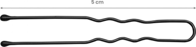 Gomëza flokësh Activeshop E-65, set 300 copë, 5 cm, të zeza