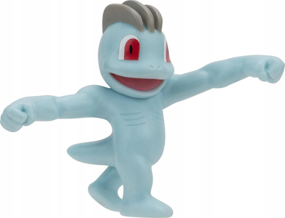 Set figurina Pokémon Battle Figure 3 Pack Jazwares, 2" Pikachu dhe Machop 3" Alolan Muk, shumëngjyrësh