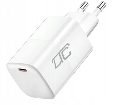 Karikues AC LTC LXQC40, 30W GaN, USB C PD, i bardhë