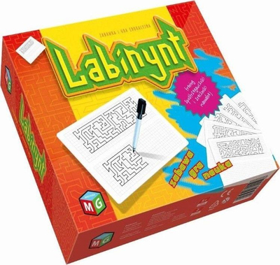 Loje tavoline MG Labirynt, edukative, për kalamoj dhe të rritur, shumëngjyrëshe