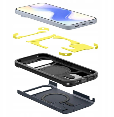 Kapak telefoni Spigen Resistant Armor për Google Pixel 10 dhe Pixel 10 Pro, i fortë ndaj goditjeve, blu
