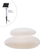 Dritë sferike solare LED Shining Stone, 2W, 410lm, 400mm, e bardhë