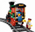 Set lodër LEGO Creator Expert Winter Holiday Train 10254, 734 pjesë, 12+, shumëngjyrësh